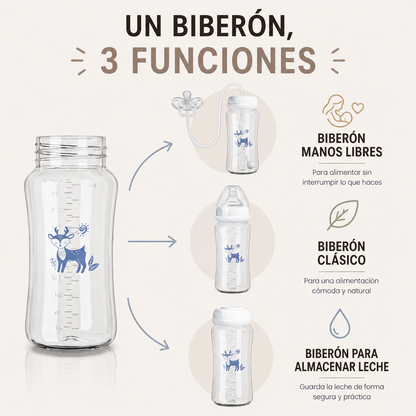 Biberón manos libres